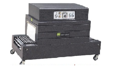 Máy rút màng co chai, máy rút màng co hộp sữa, máy bọc màng co hộp trà, cà phê